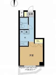 スカイコート両国第2【703号室号室】の間取り