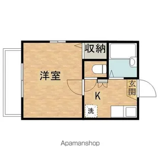 セレ程久保【1階】の間取り