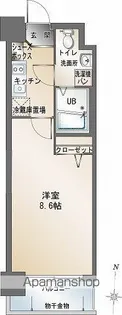 エンクレスト警固【10階】の間取り