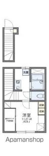 レオパレスサンロード【2階】の間取り
