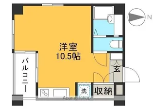 ヴィラ青柳【3階】の間取り