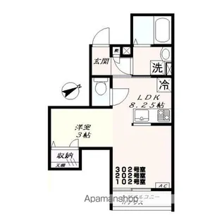 ウィステリア【2階】の間取り