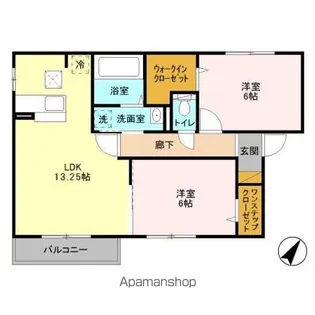 グレイスヒル【1階】の間取り