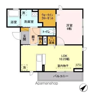 クレール【3階】の間取り