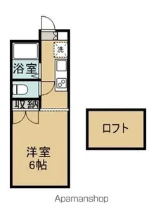 COZTWO【105号室】の間取り