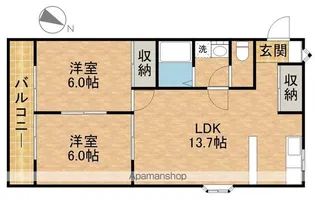 エスポアール佐鳴台【1階】の間取り