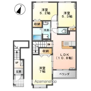 MIYAVY【2階】の間取り