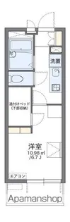 レオパレス原木【4階】の間取り