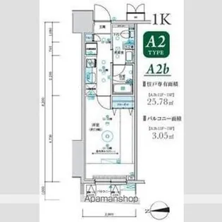 MAXIV八王子TRE【13階】の間取り