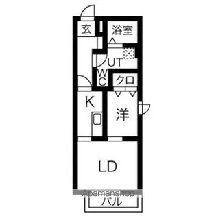 メリディアン川平伍番館【1階】の間取り