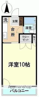 ヒルトップ108【106号室】の間取り