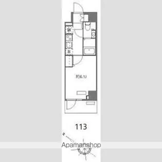エヌステージ西船橋市川【1階】の間取り