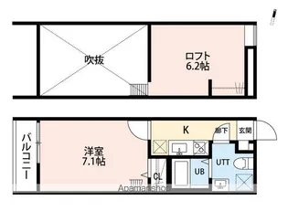PINOFIORE CIELO【1階】の間取り