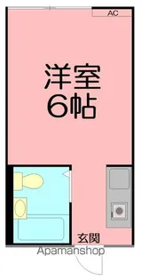 ハイツ竹の子【2階】の間取り