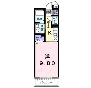 ラフィーネF【1階】の間取り