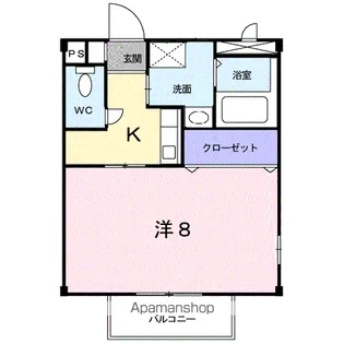 メゾン・ド・マサ【1階】の間取り