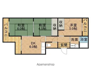 楓篁館 弐番館【1階】の間取り