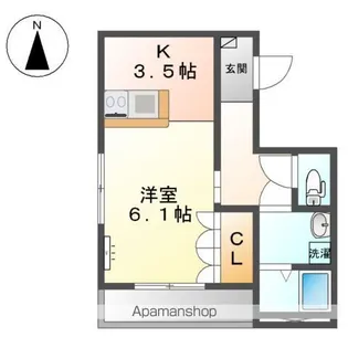 グランドール Ⅲ【2階】の間取り
