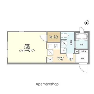 ミルクリーク【2階】の間取り