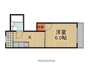 サンパレス【3階】の間取り