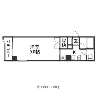 グランツ西古松Ⅰ【4階】の間取り