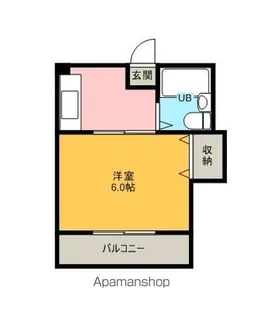 スペースコロニー【401号室】の間取り