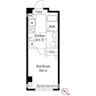 マリエッタ町屋【1階】の間取り