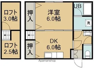 リージャストマンションふぁいぶ【202号室】の間取り