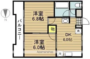 レジデンス悠【3階】の間取り