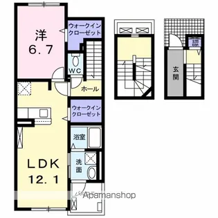 アルバ・グランデ Ⅲ【3階】の間取り