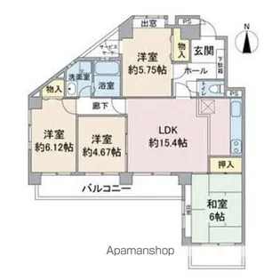三旺マンション第10名東 501号室【501号室】の間取り