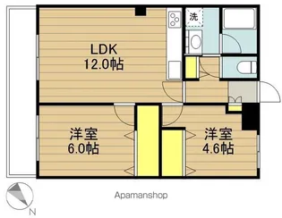 テンダリーマキヤマンション浦和【2階】の間取り