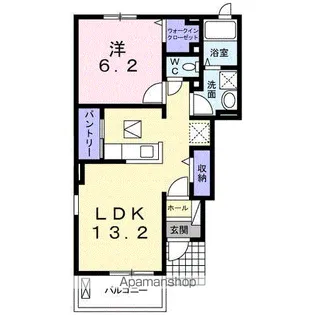 シャルマンⅡ【1階】の間取り