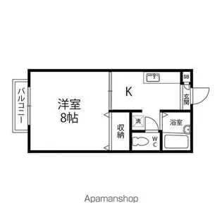 ディアスウタカ【202号室】の間取り