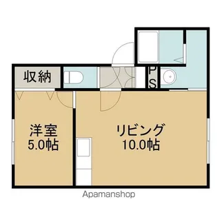 CANAL85(キャナルハチジュウゴ)【203号室】の間取り