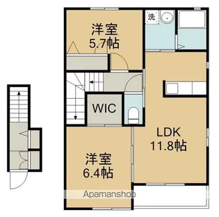 ヴェル・ファミーユ【2階】の間取り