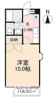 ボヌール30A・B・C【2階】の間取り