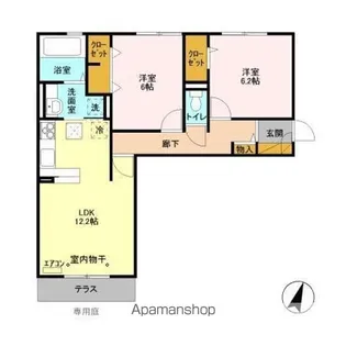 コンフォールコート【1階】の間取り