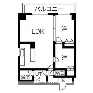 ディーフラット大濠2【3階】の間取り