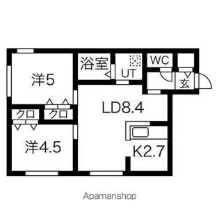 LAVENDER TERRACE【4階】の間取り