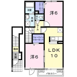 ノーブルサイト【2階】の間取り