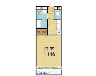 フィオーレ高木【103号室】の間取り