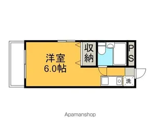 海楽新井マンション【1階】の間取り