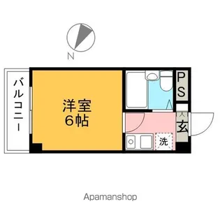 アムス小岩WEST【3階】の間取り