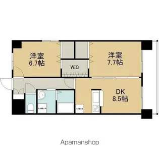 シダーフィールド【2階】の間取り