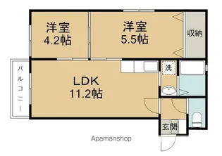 フェリチタ愛子Ⅰ【3階】の間取り