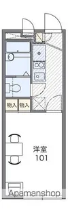 レオパレスフィレンツェ【1階】の間取り