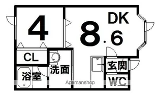 エスポワール205【102号室】の間取り