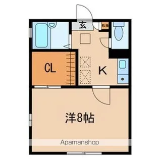 ハイツアバンセ【1階】の間取り