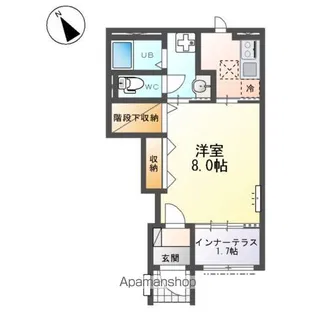 大曽根原町アパート②【1階】の間取り